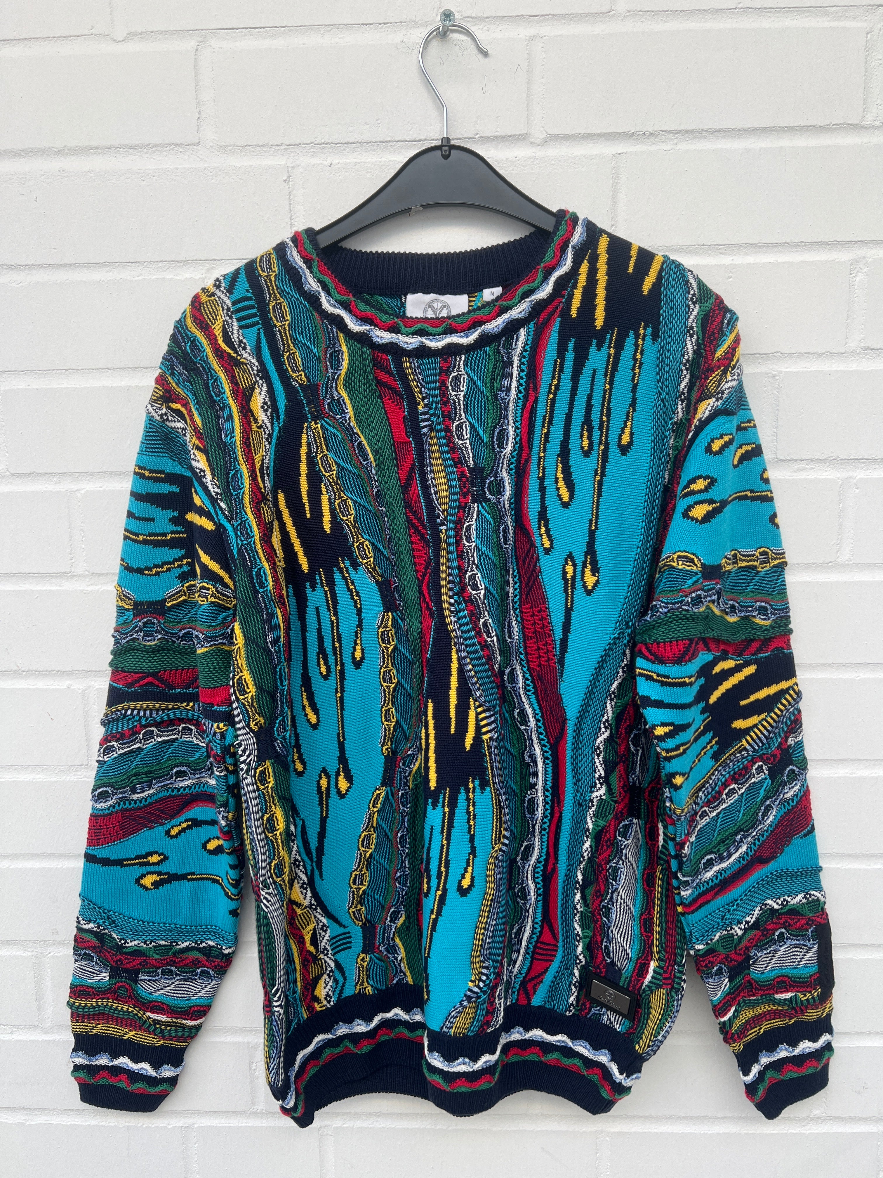 (158) Carlo Colucci 3D Strickpullover Pullover bunt C12508 COL 171