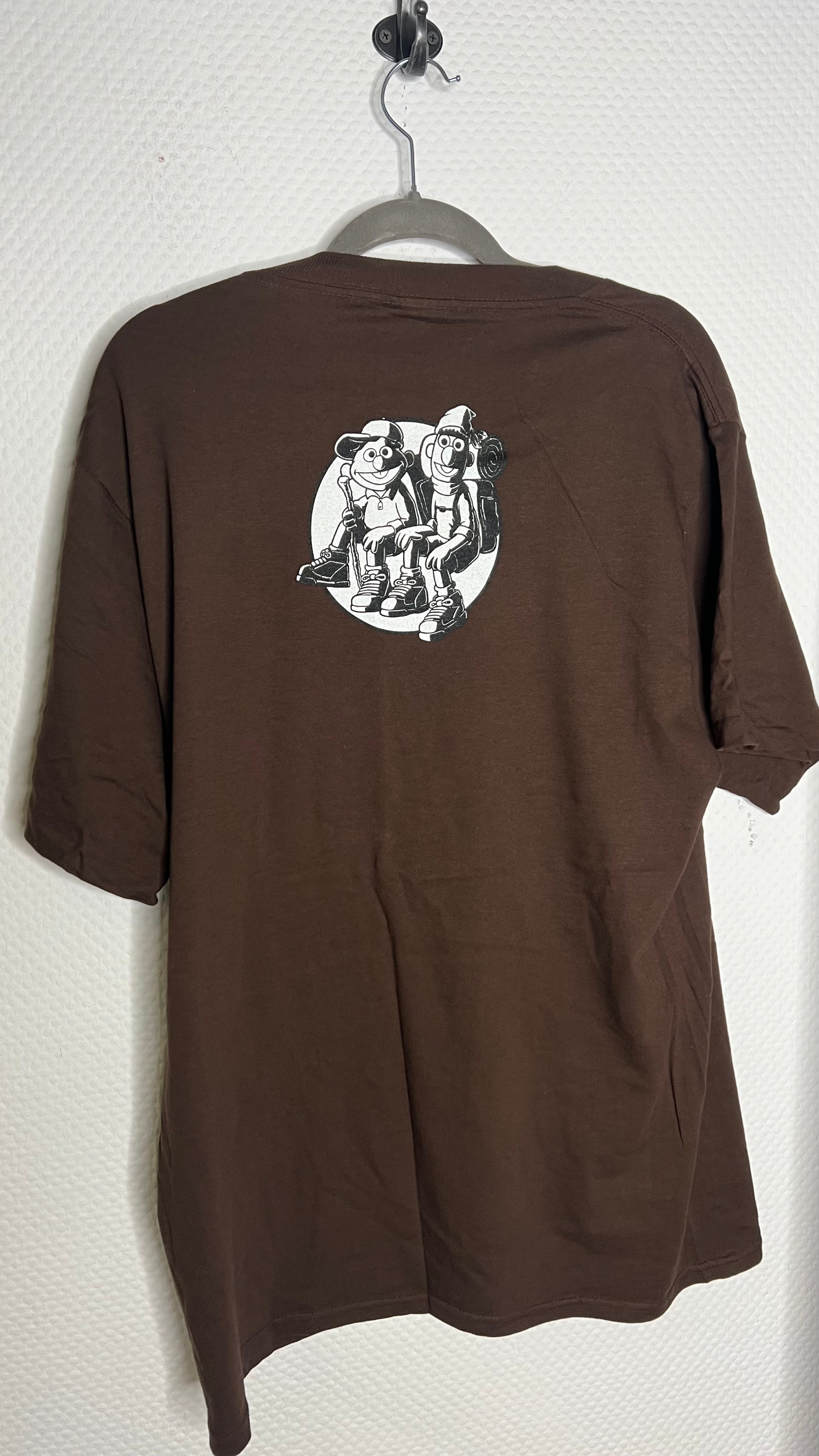 Vintage Ernie & Bert Tshirt braun Gr.L