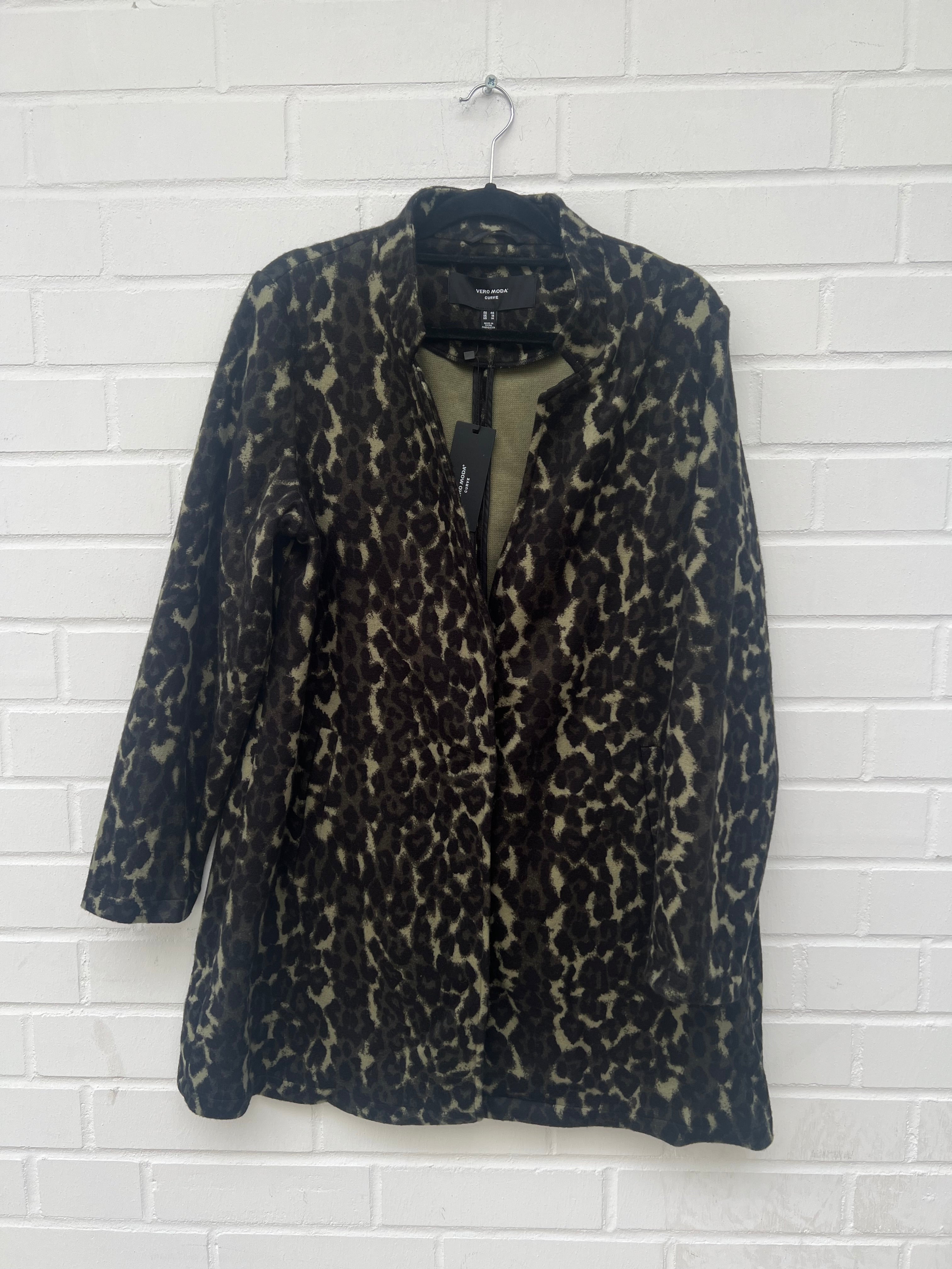 Vero Moda Curve Jacke schwarz grün Gr46