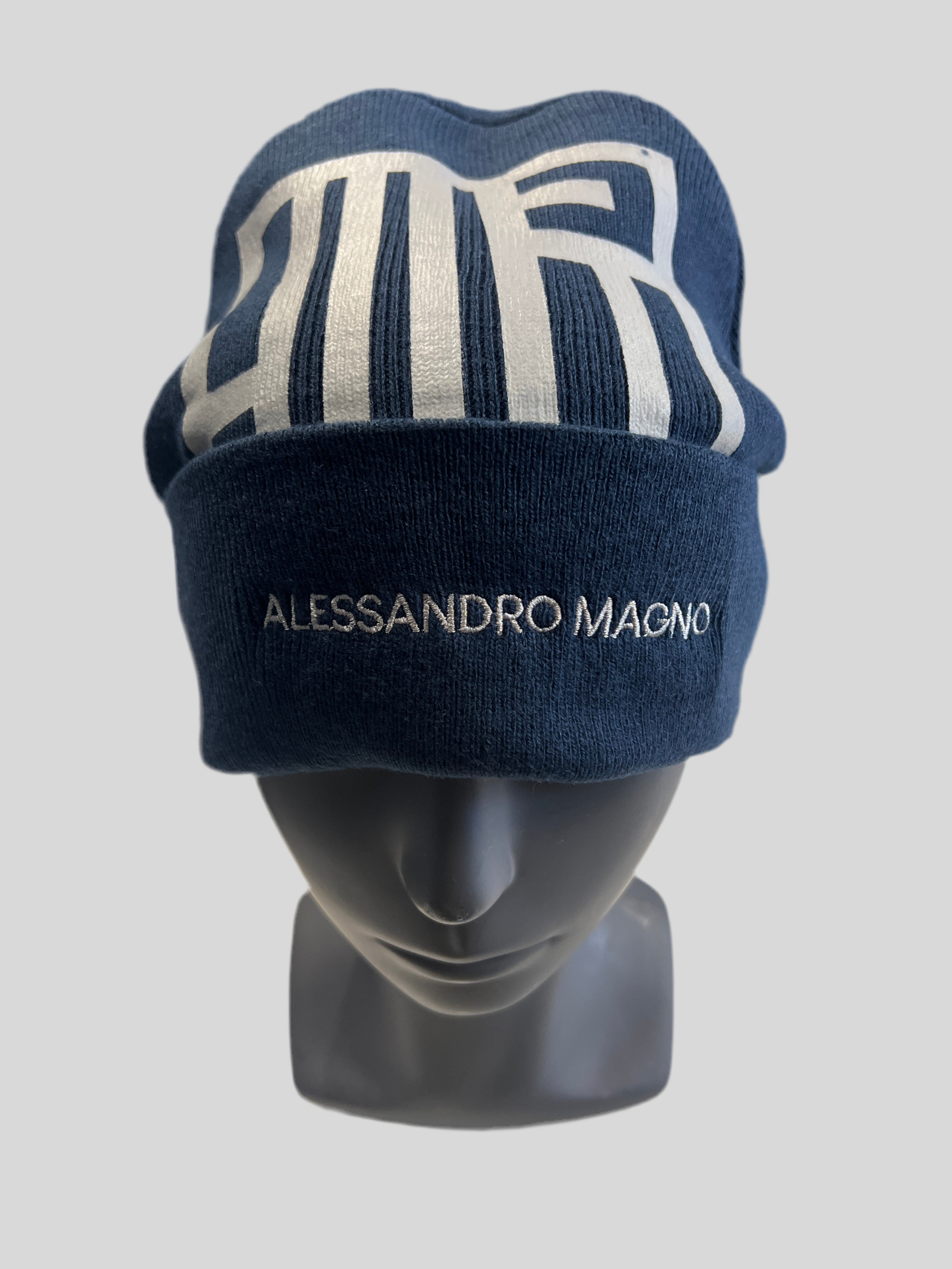 (73) Alessandro Magno Strickmütze navyblau