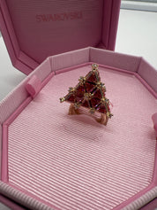 SWAROVSKI Pyramid Curiosa Cocktail Ring Rot Gold (5610826)