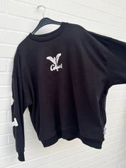 Carlo Colucci Sweatshirt schwarz