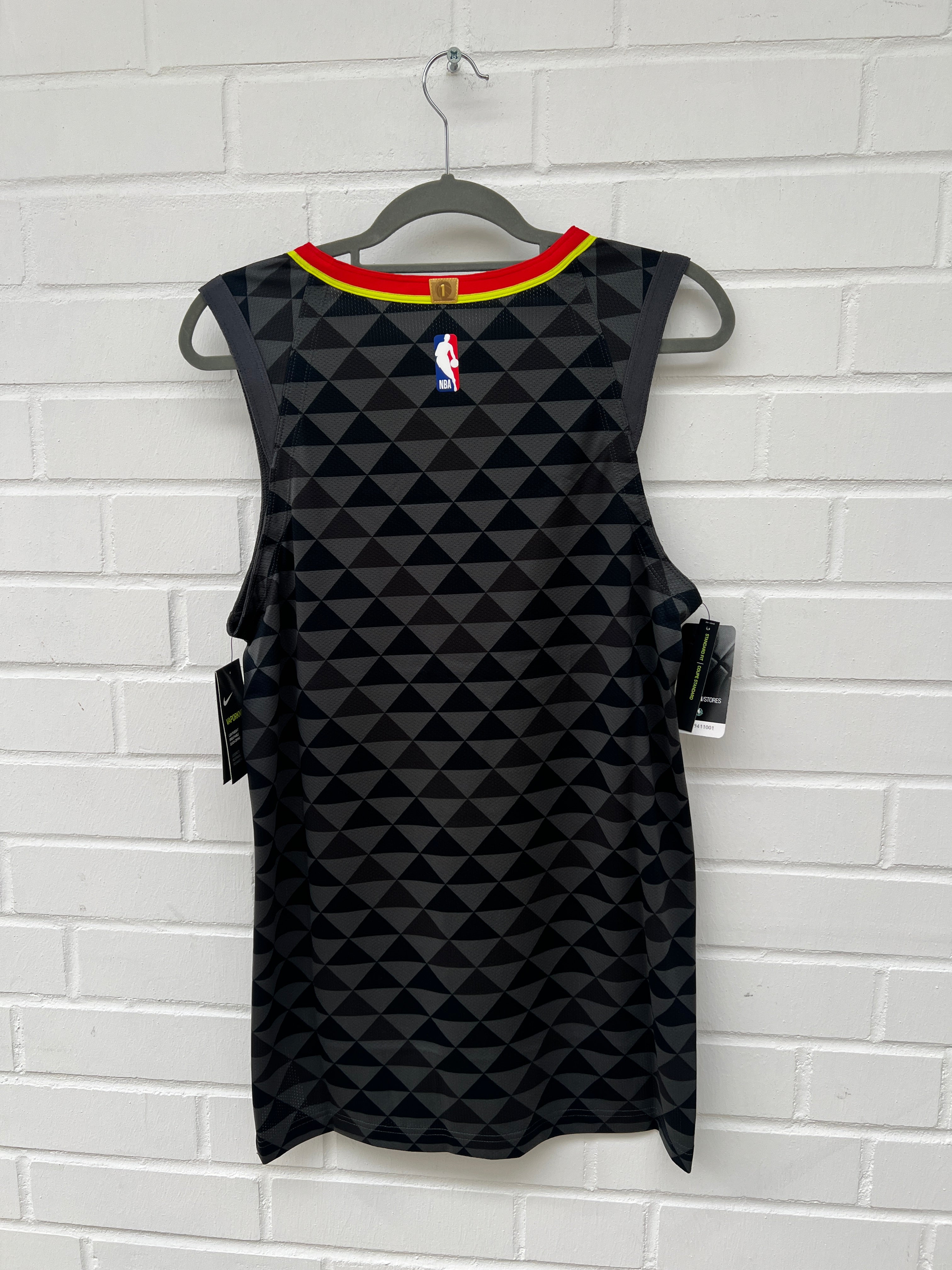 (Stange4) NBA Atlanta Trikot schwarz orange Gr.S