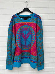 (Stange4) Carlo Colucci Sweater/Short Set blaubunt Gr4XL