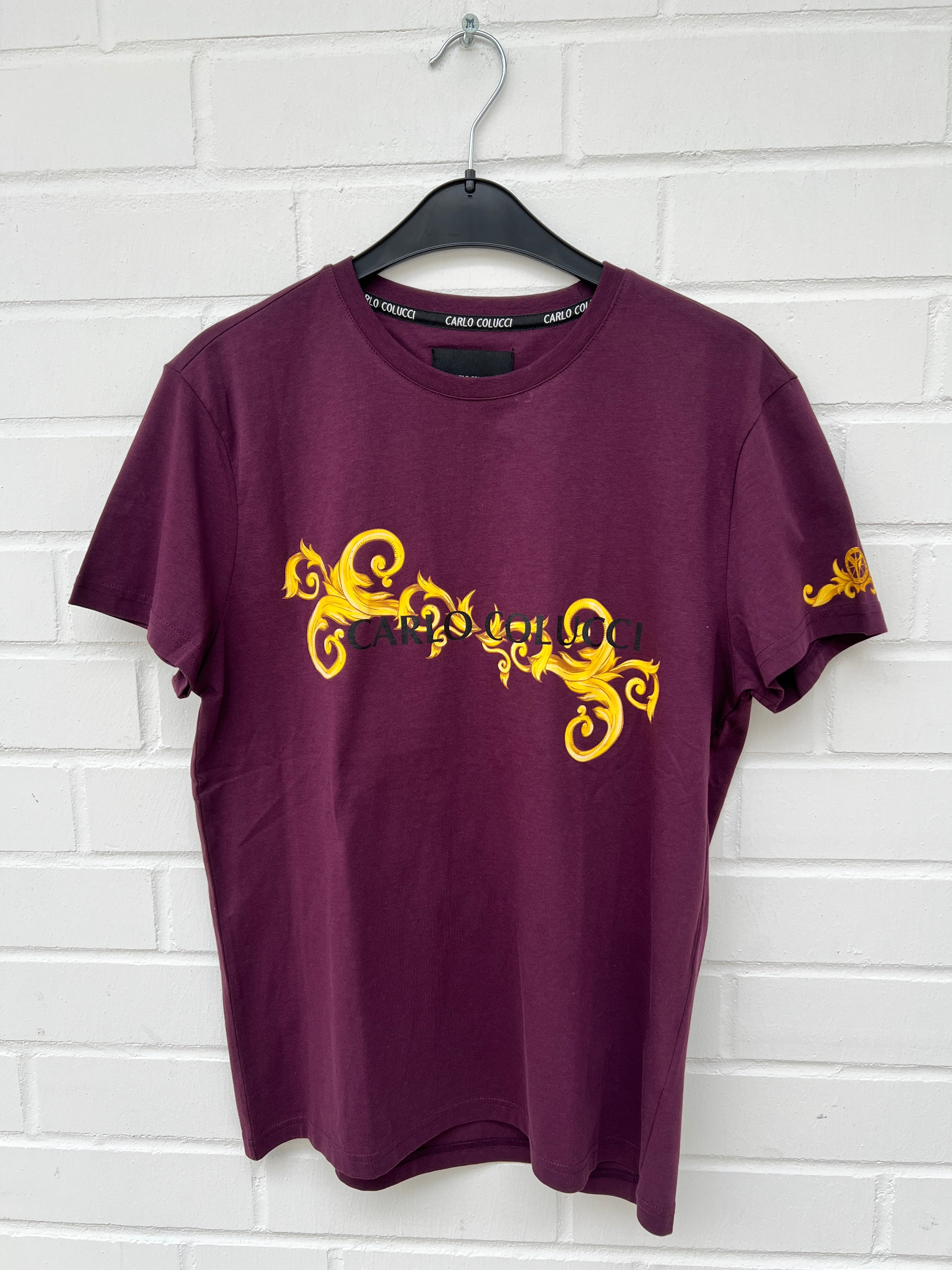 (65) Carlo Colucci Tshirt Bordeaux