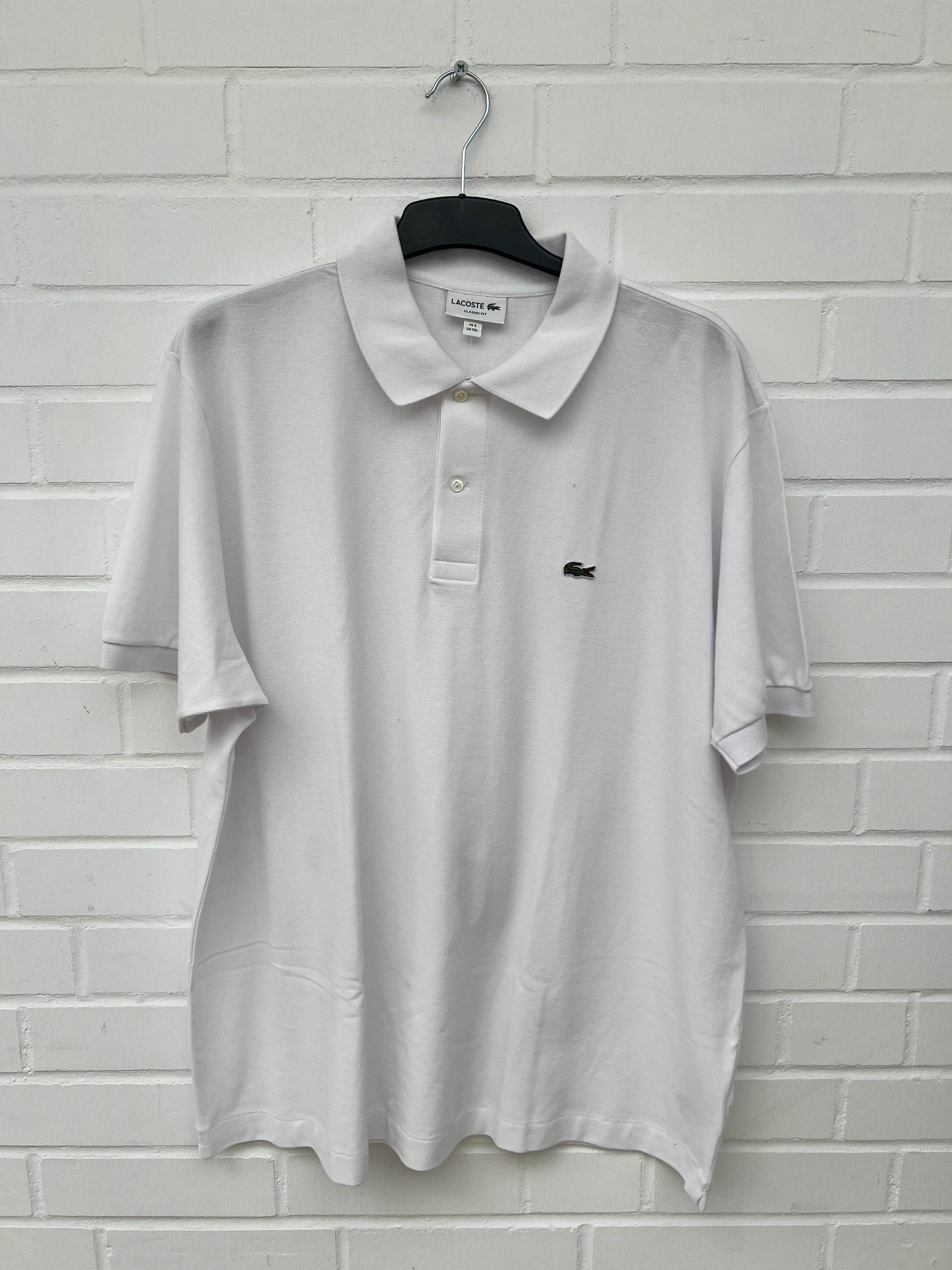 (80) LACOSTE Poloshirt weiß