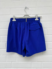Badehose blau grünlogo Gr.M
