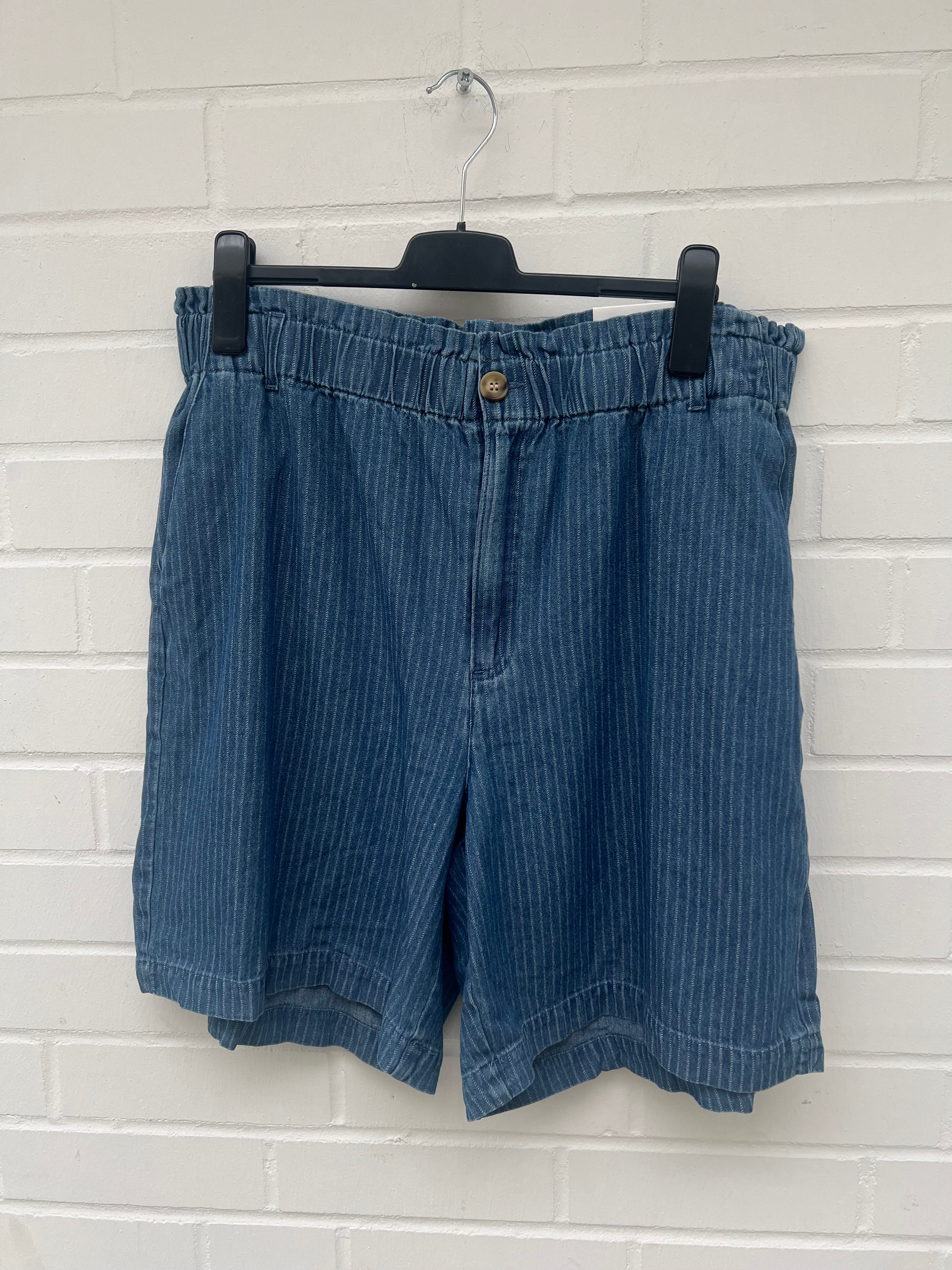 Only High Waist Paperbag Loose Shorts Jeans blau Gr46