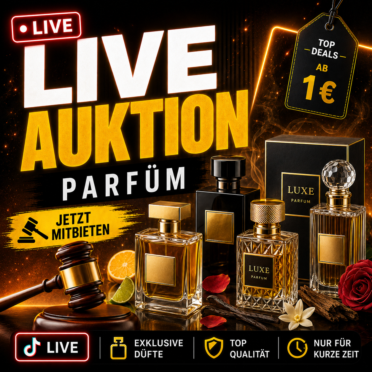 LIVE Parfüm Auktion Artikel