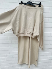 (Stange4) Carlo Colucci Damenanzug beige M/L
