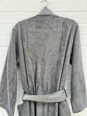 (B3) Kenzo Bademantel grau