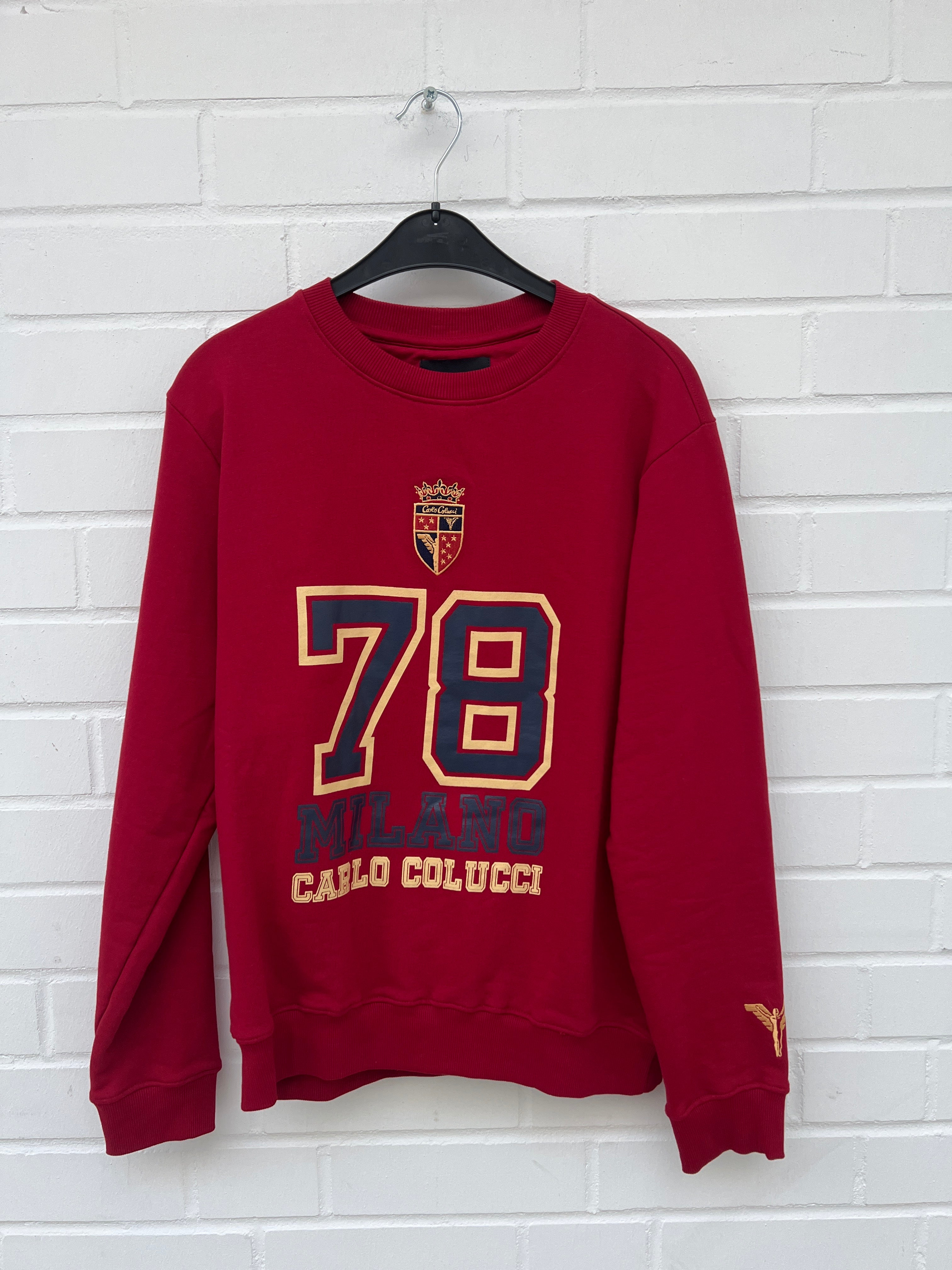 Carlo Colucci Pullover rot