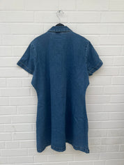 Vero Moda Curve Denim Jeans Kleid figurbetont Gr46