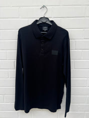 ARMANI EXCHANGE Poloshirt Langarm Schwarz (91)