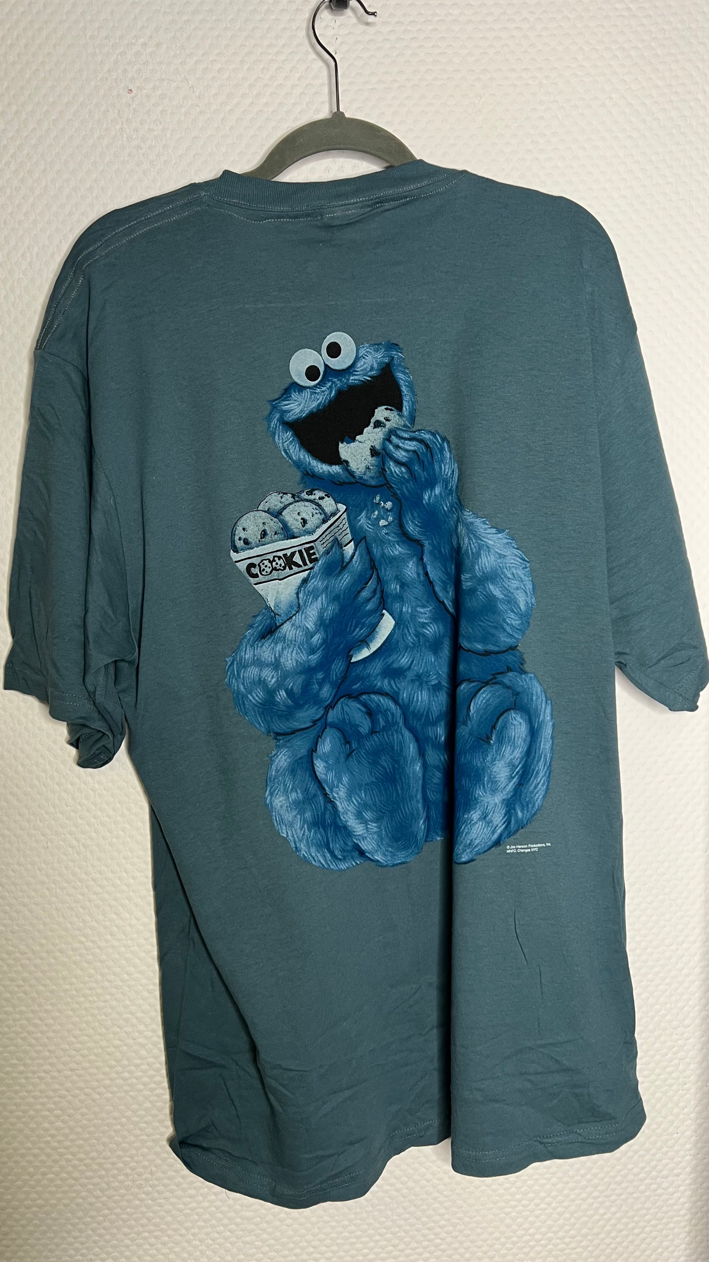Vintage Changes Sesam Steet Cookie Monster blau 1990s