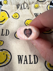 WALD Berlin Ring aus Kunststoff Rosa Herz