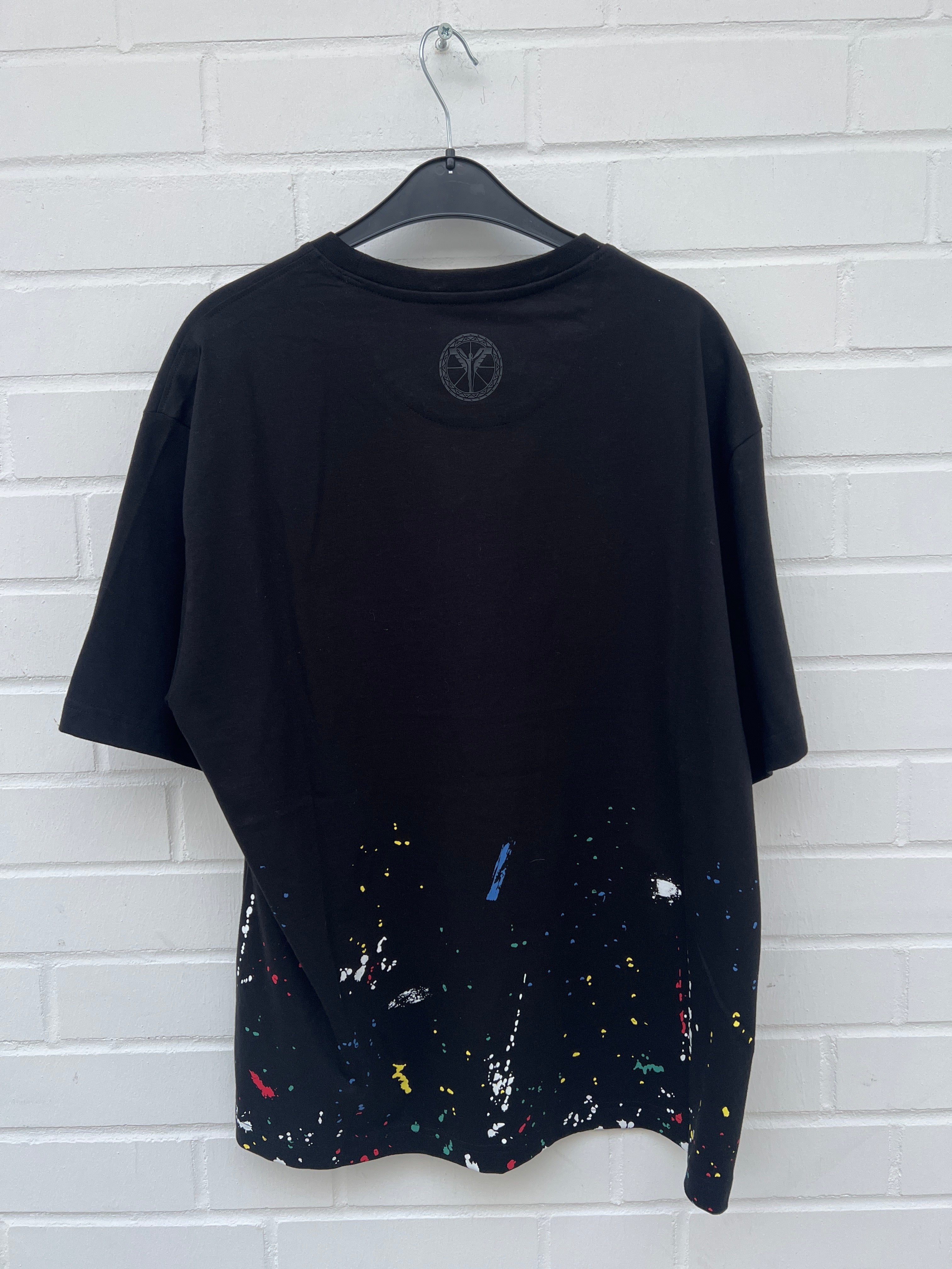 Carlo Colucci Tshirt schwarz bunt