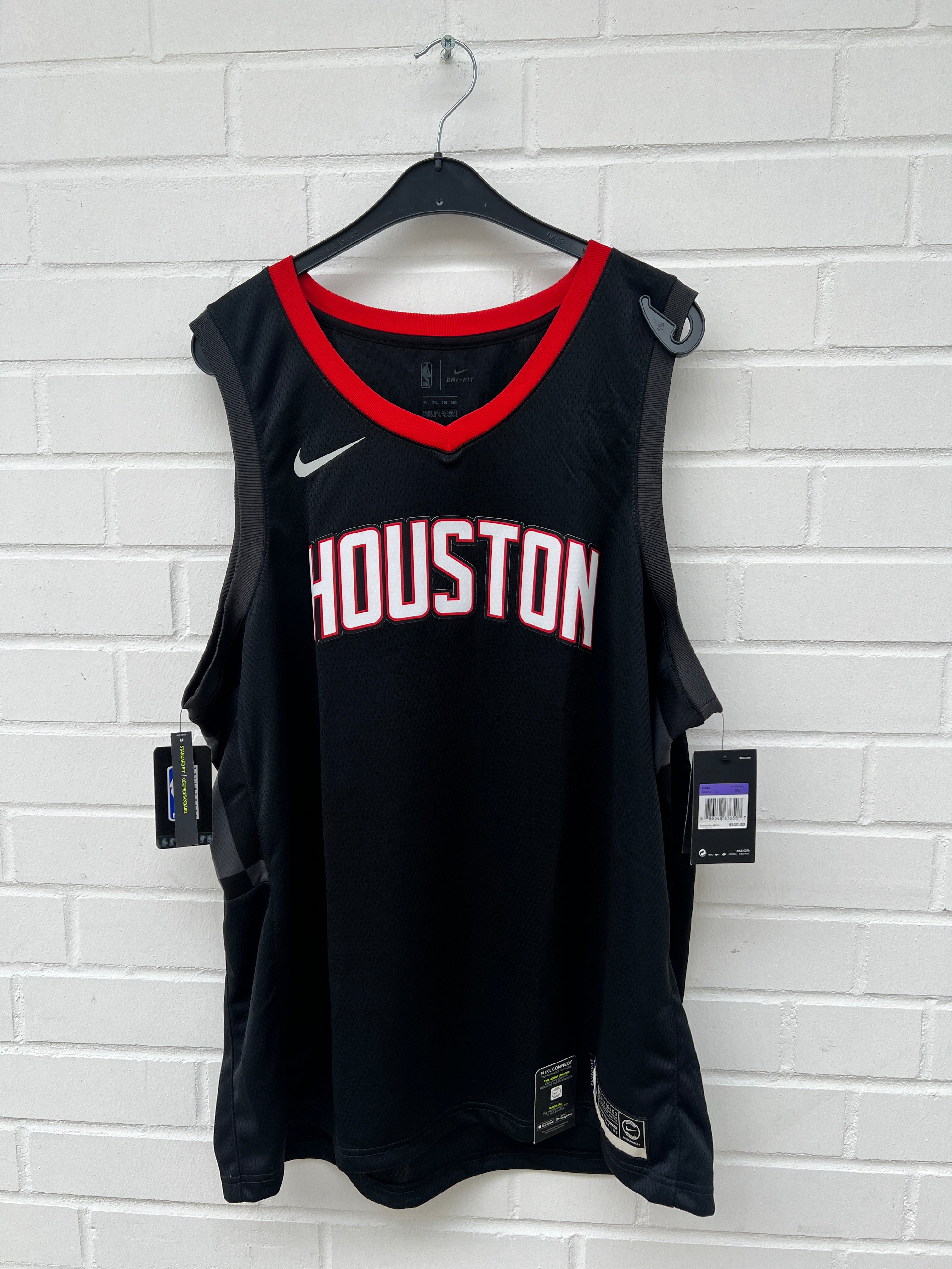 (Stange4) NBA Houston Trikot schwarz Gr.3XL