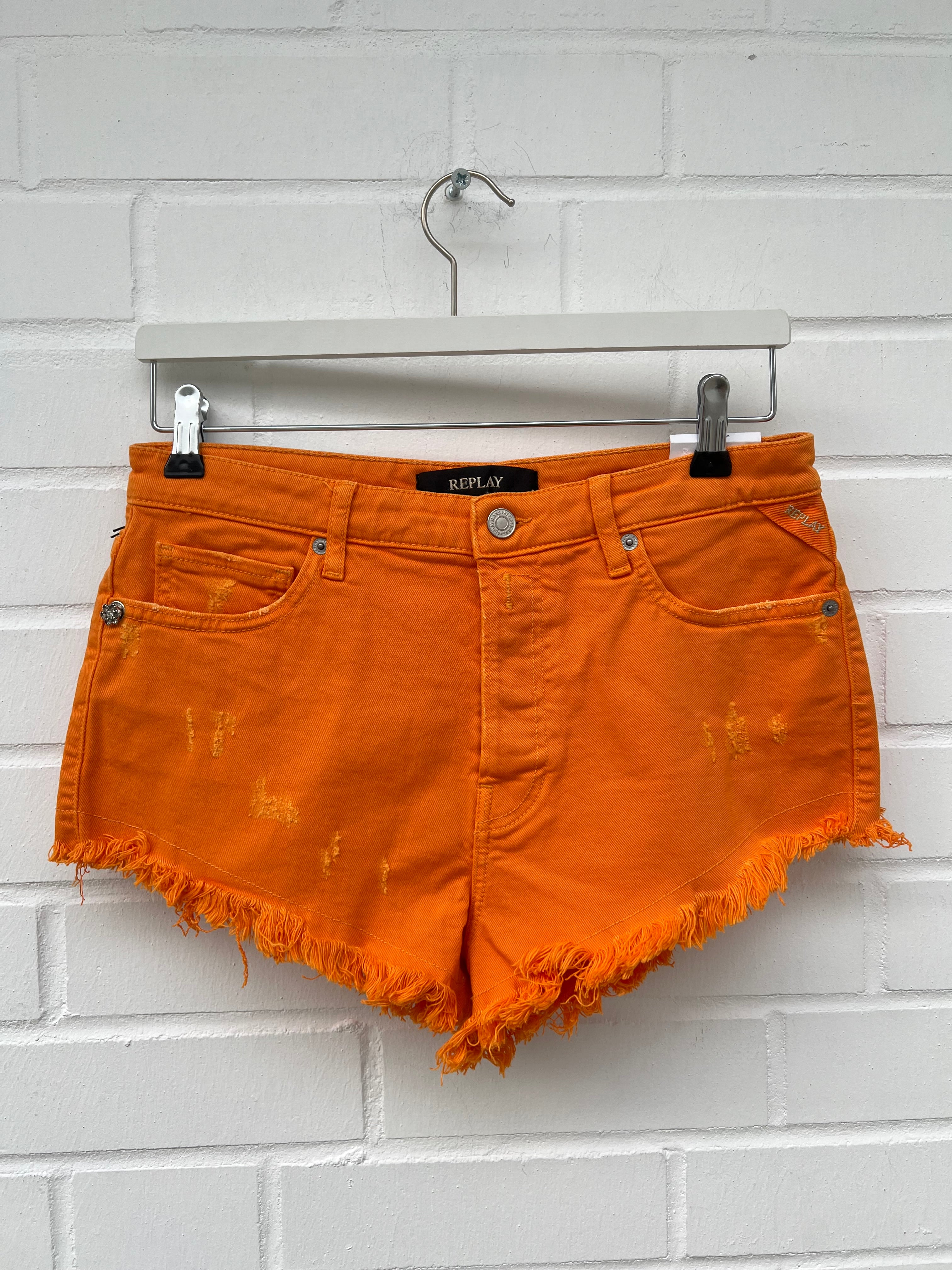 REPLAY Jeans Short Orange