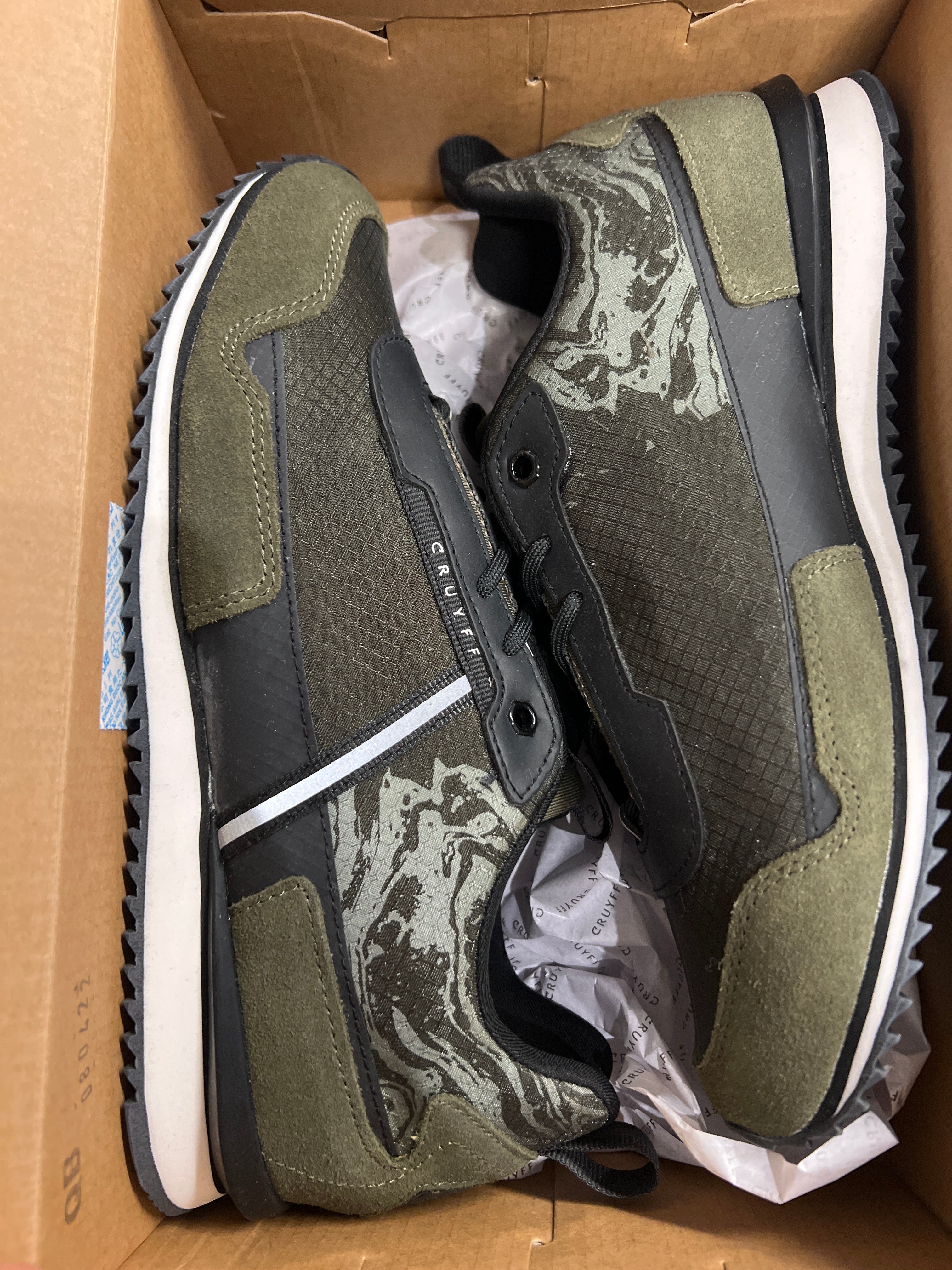CRUYFF Marble Sneaker Olive Gr 40