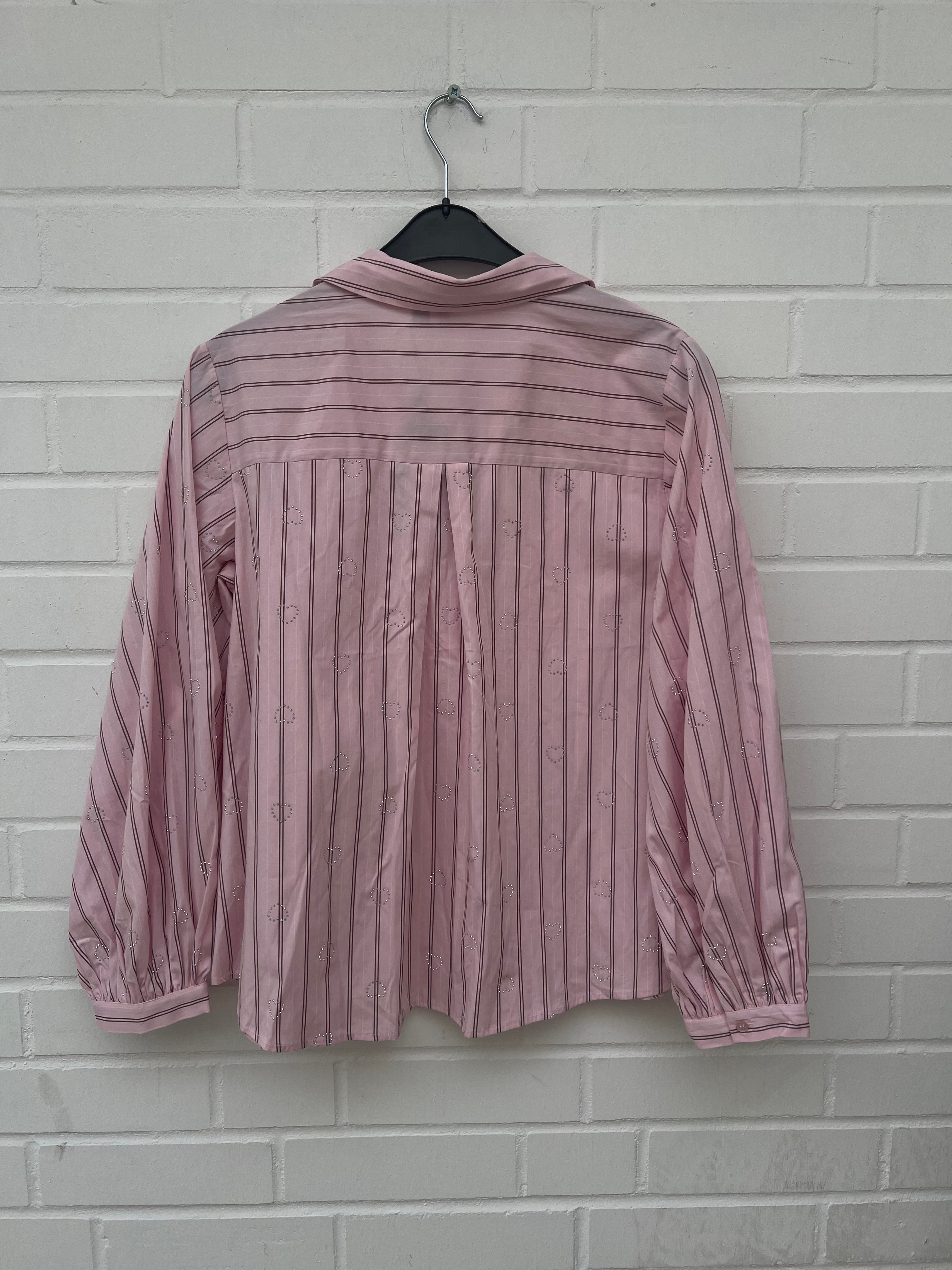 Vero Moda Curve Hemd in Babypink Herz Muster Gr46/48