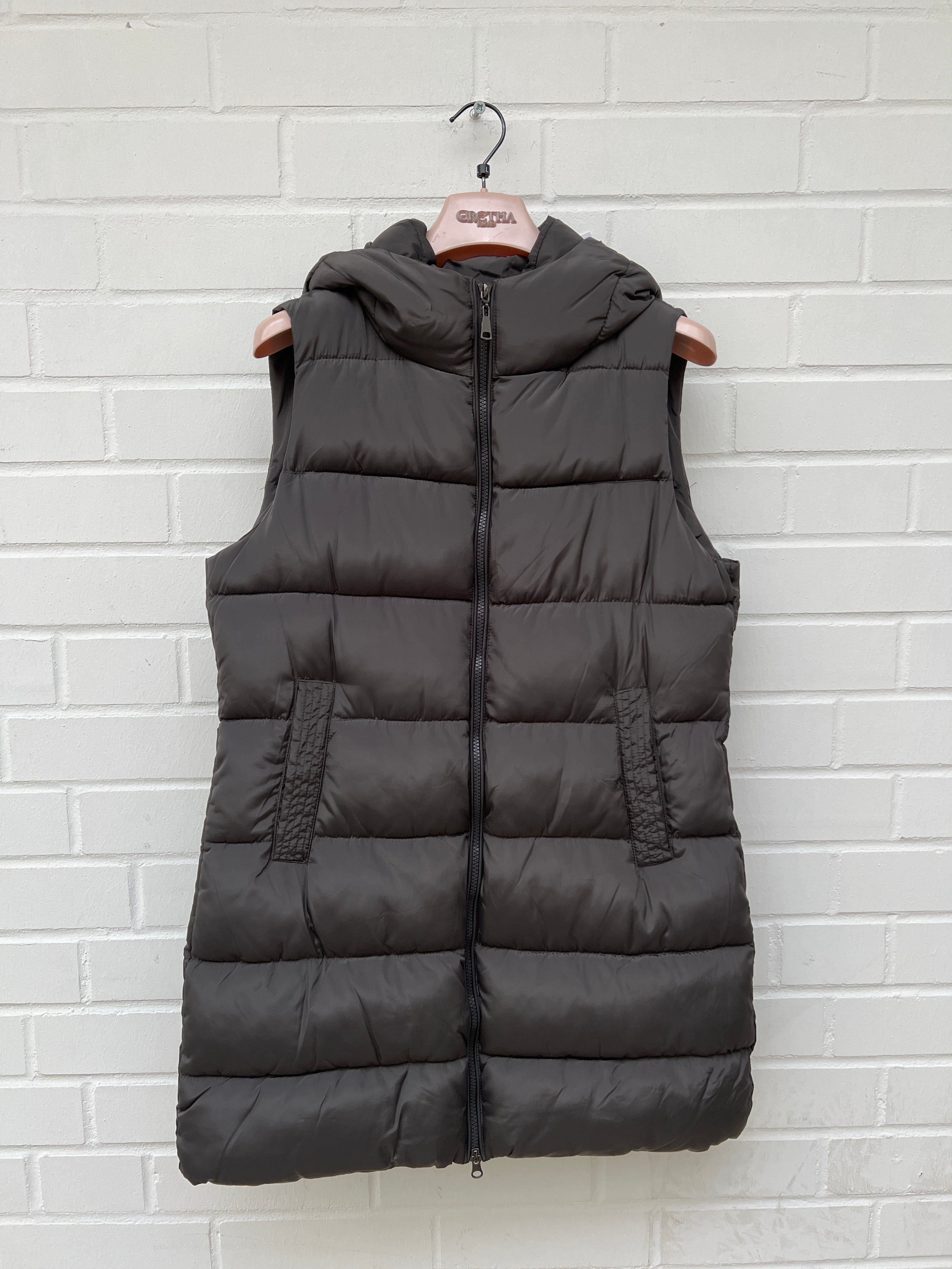 Gretha Milano Weste Janis grau