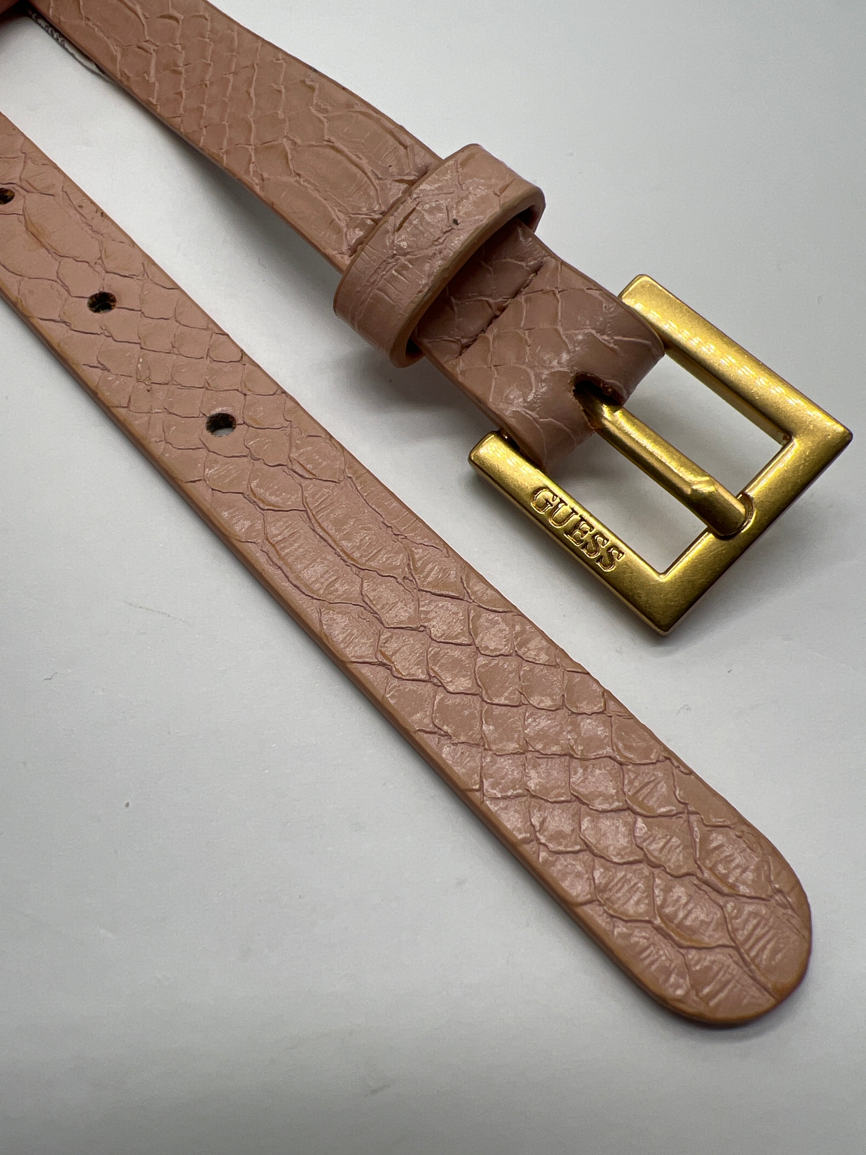 GUESS Gürtel Schlagen Optik Rose Gold GrL