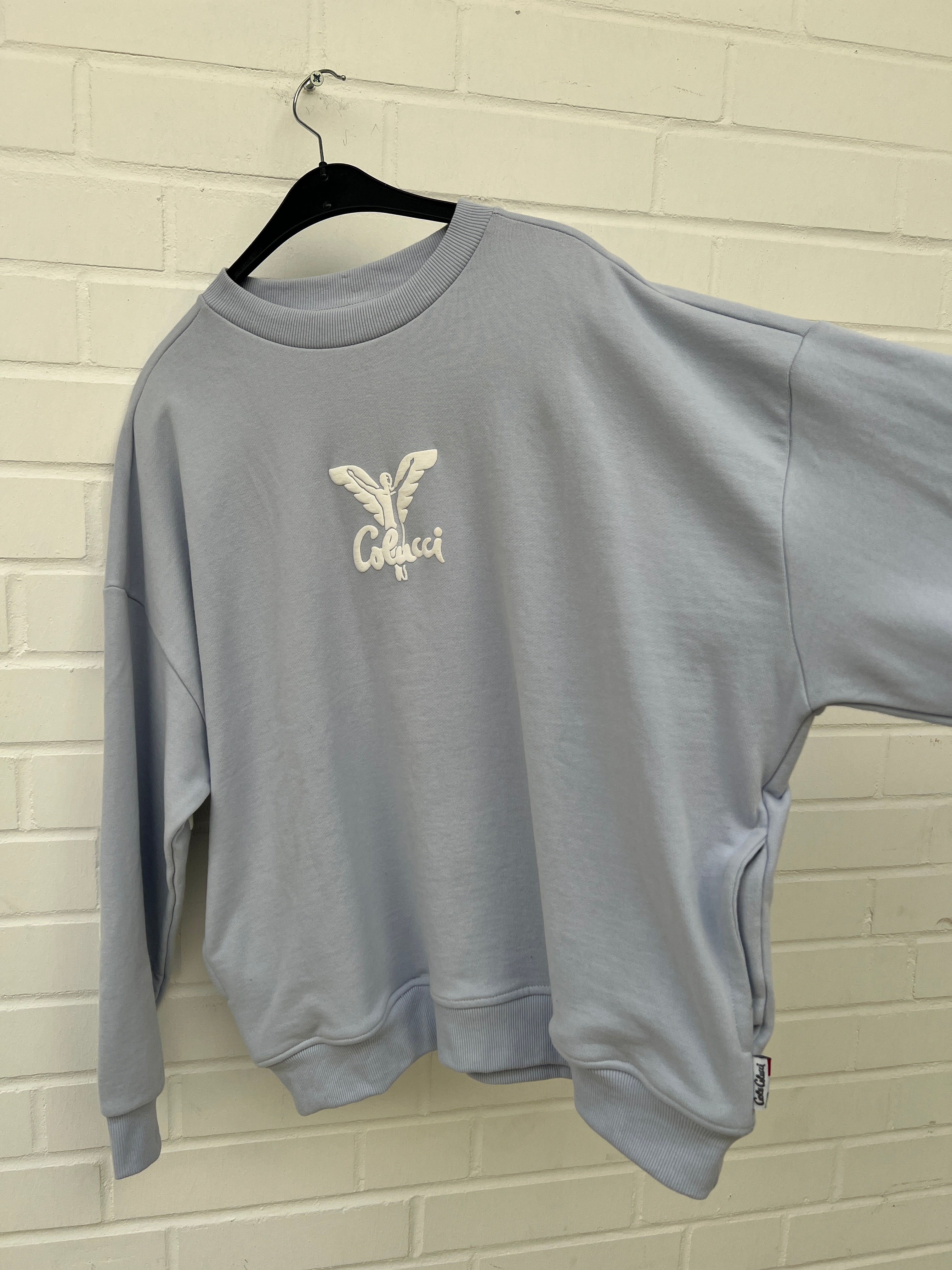 Carlo Colucci Sweatshirt hellblau