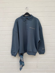 Alessandro Magno Polo Sweatshirt blau