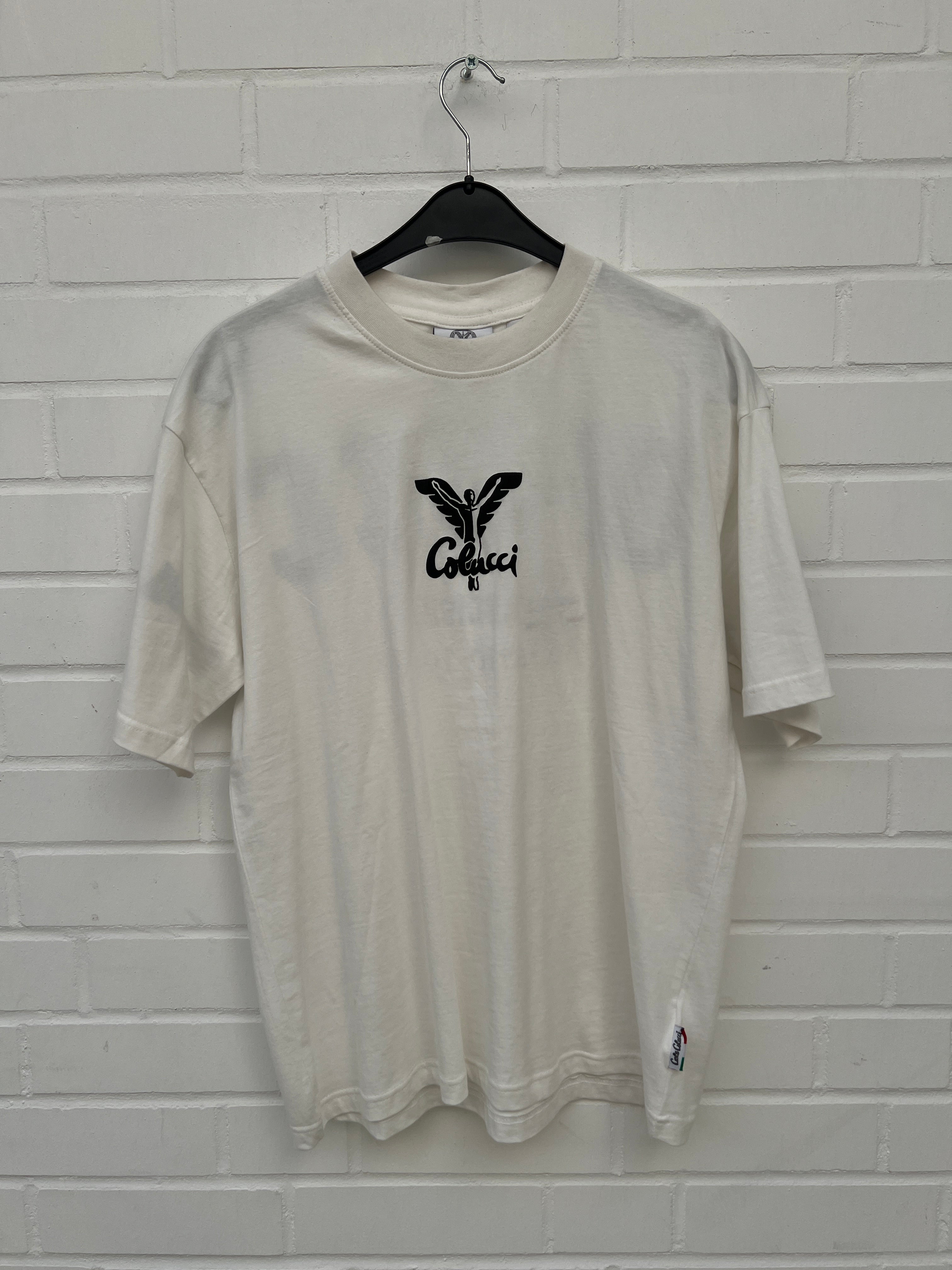 (8/14/15) Carlo Colucci Tshirt weiß Rücken Logo