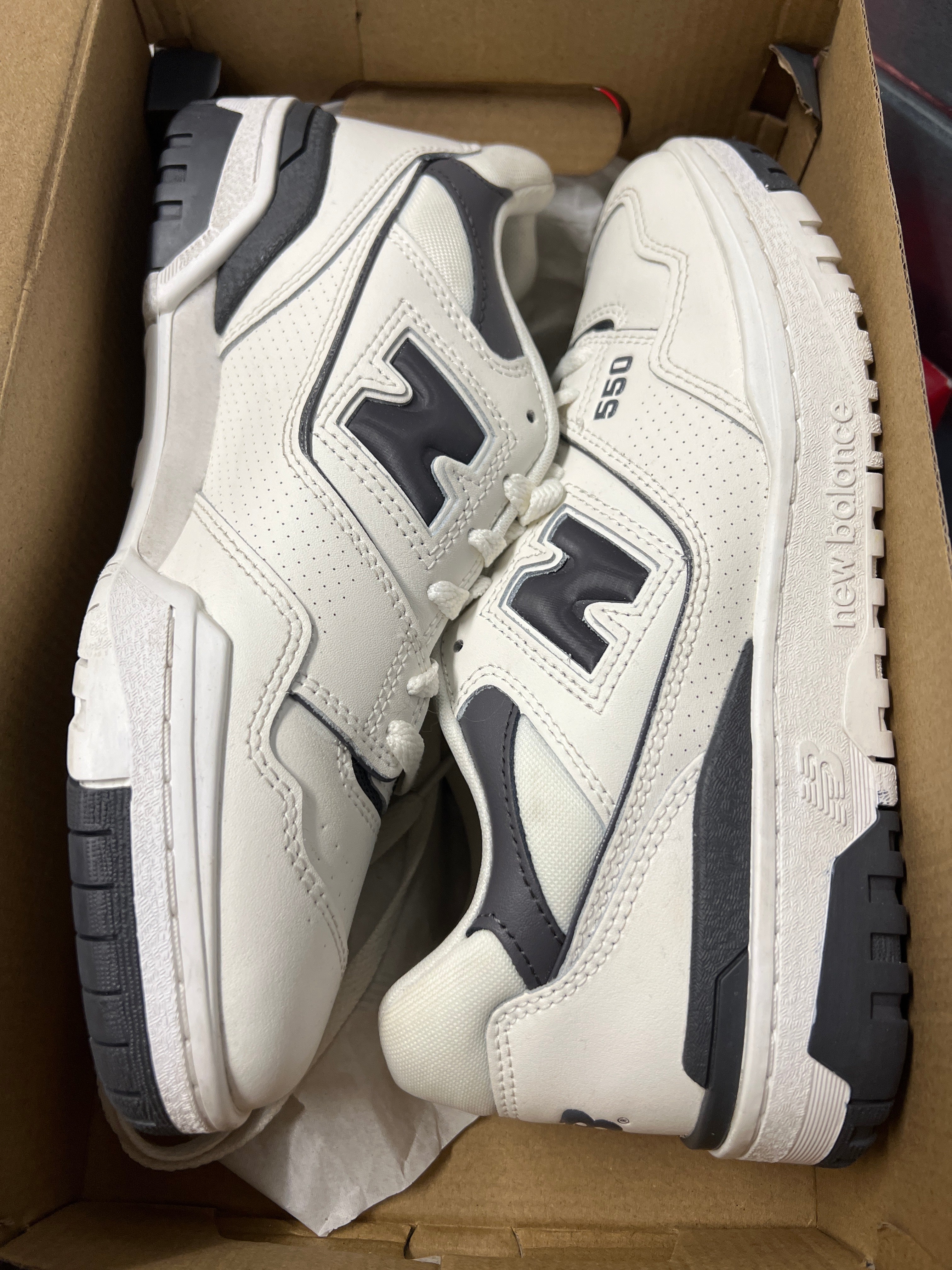 New Balance BBW550BV schwarz weiß Gr40.5