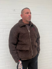 Alessandro Magno Chapter 6 Teddyjacke braun