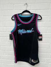 (Stange4) NBA Miami Trikot schwarz blau Gr.L