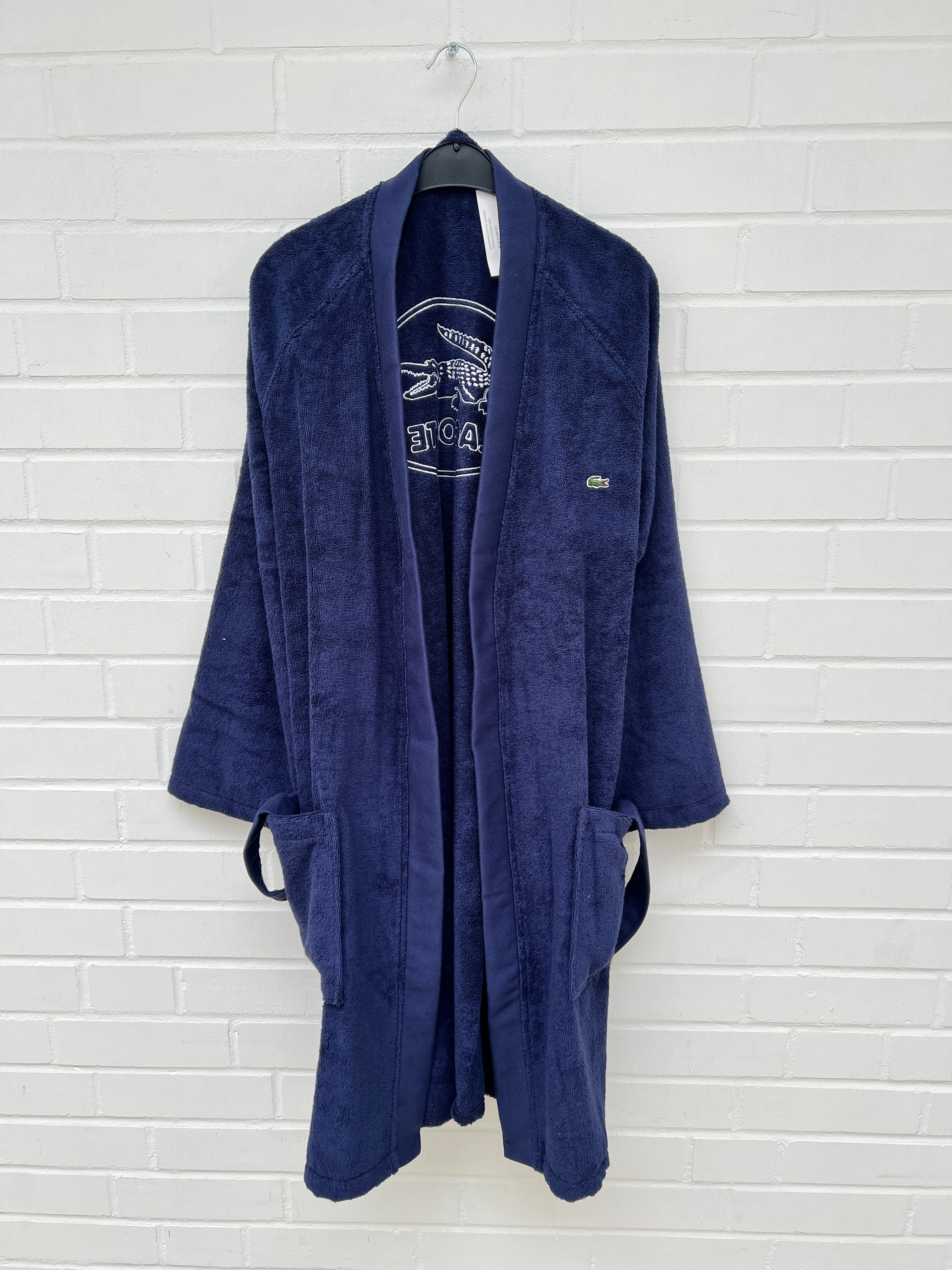 (132) LACOSTE Bademantel dunkelblau