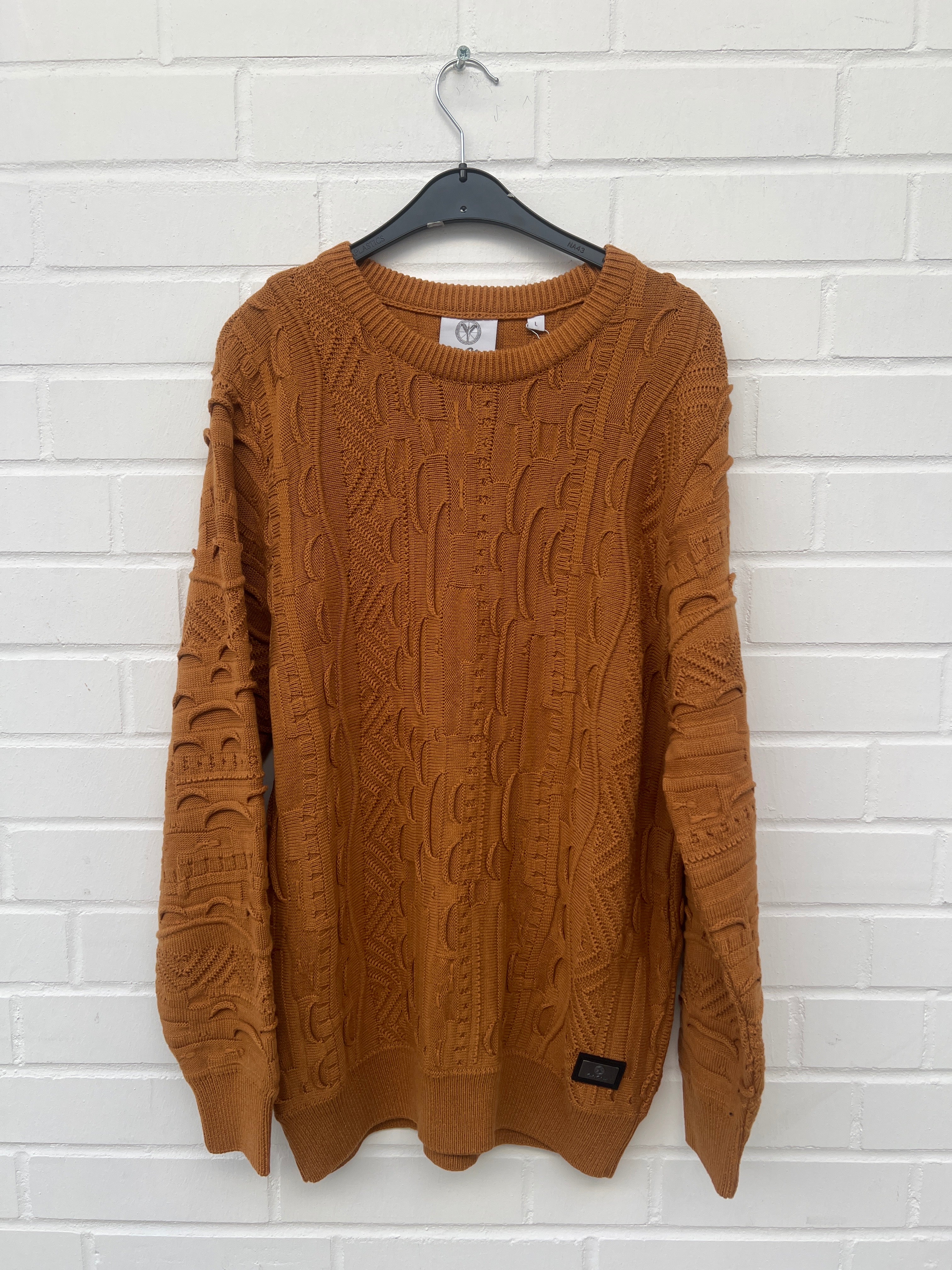 Carlo Colucci 3D Strickpullover Pullover braun  C9016 COL 56