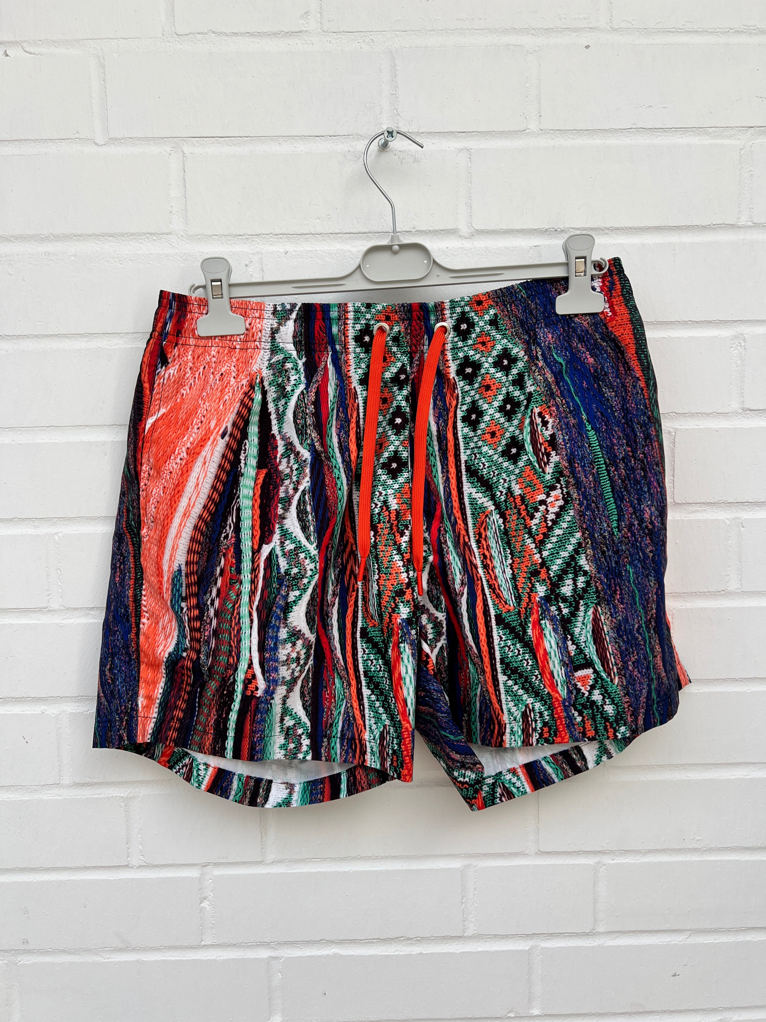 (74) Carlo Colucci Sommer Set Satin Hemd + Badeshort