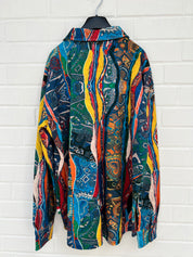 (Stange2) Carlo Colucci Jacke bunt Gr.L