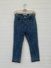 GUESS Straight High Rise Girly Denim Jeans Leo Wash Gr30/29
