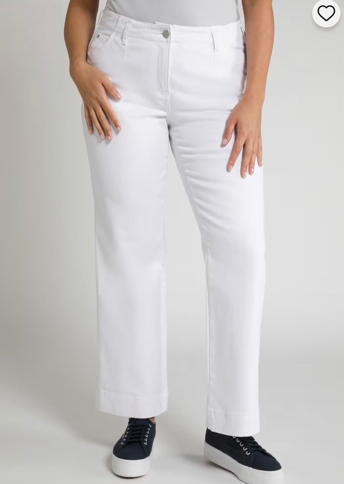 (U24) Ulla Popken Jeans weiß 804013 200