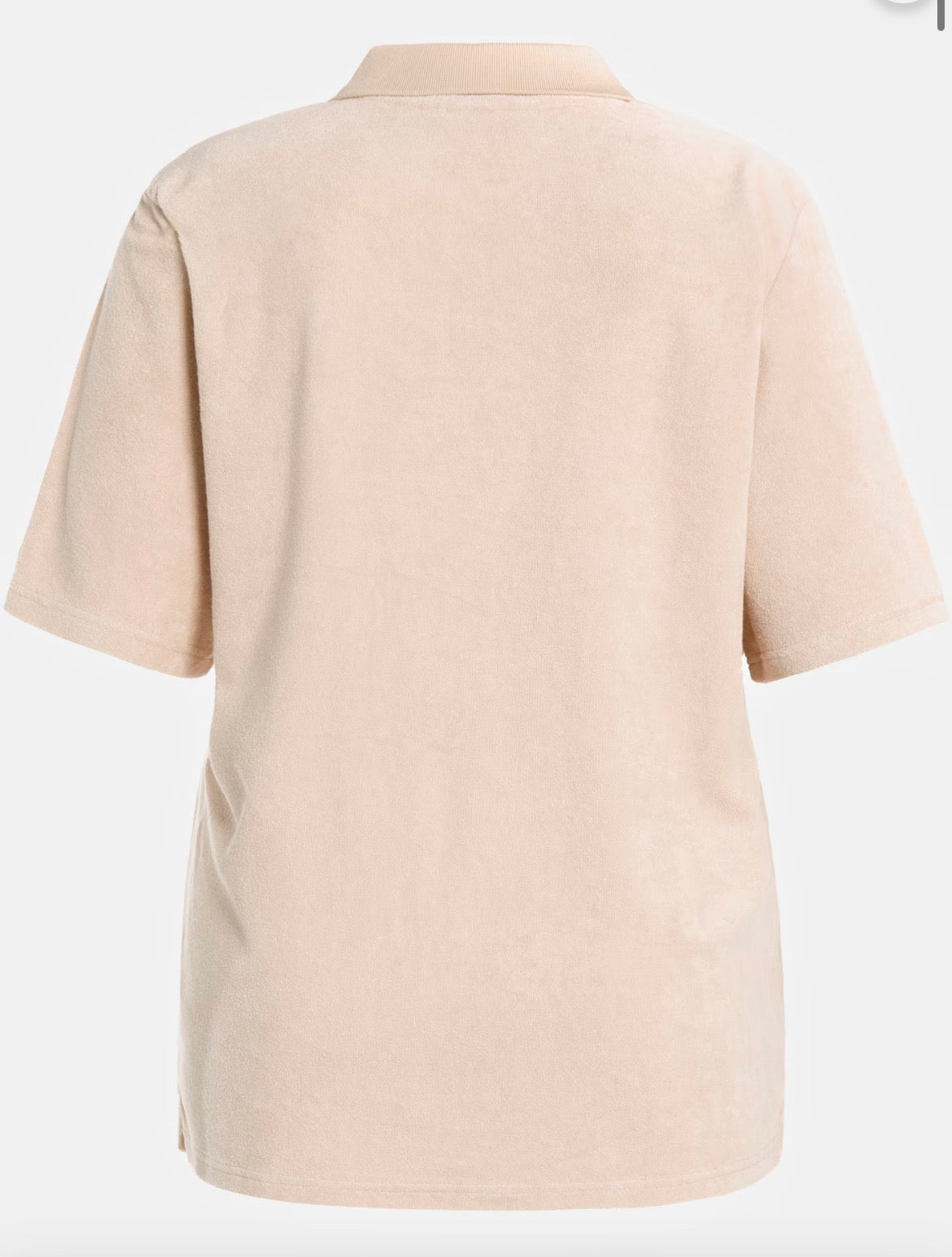 Ulla Popken Poloshirt Beige 793161 300 (U14)