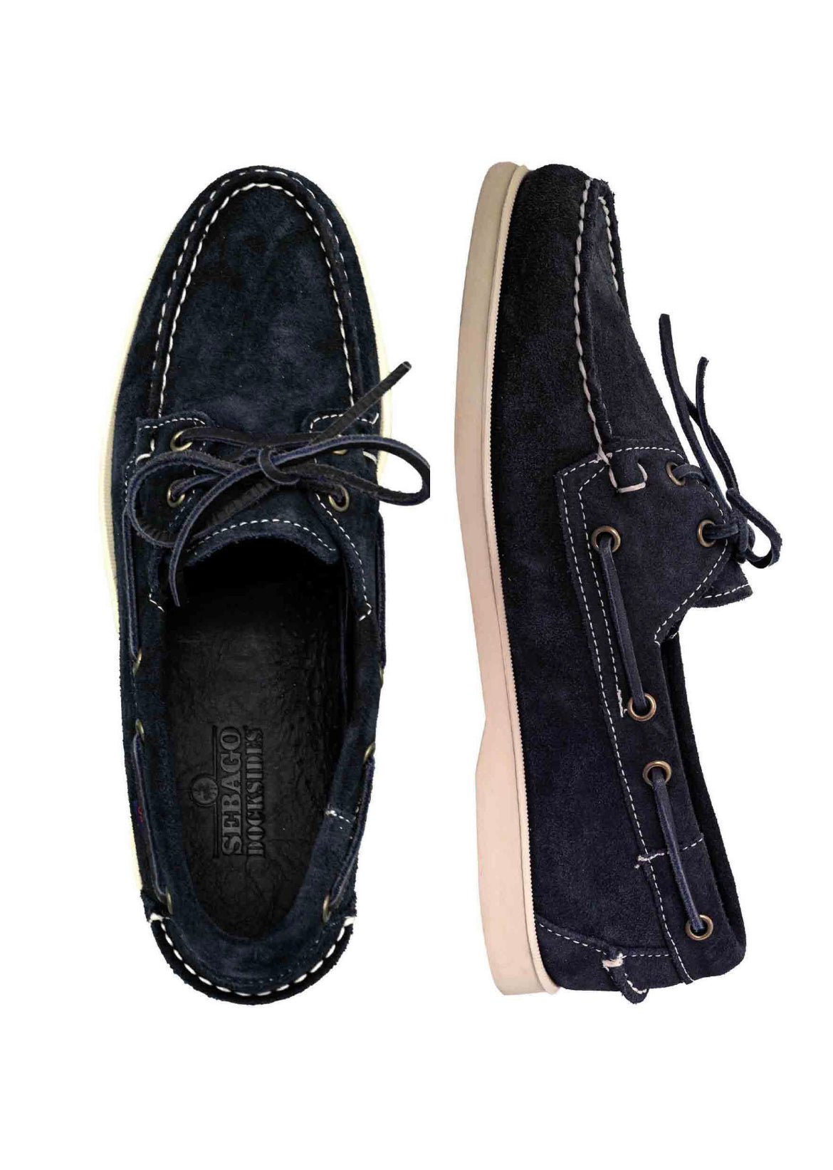 SEBAGO chaussure bateau taille 42 homme bleu marine