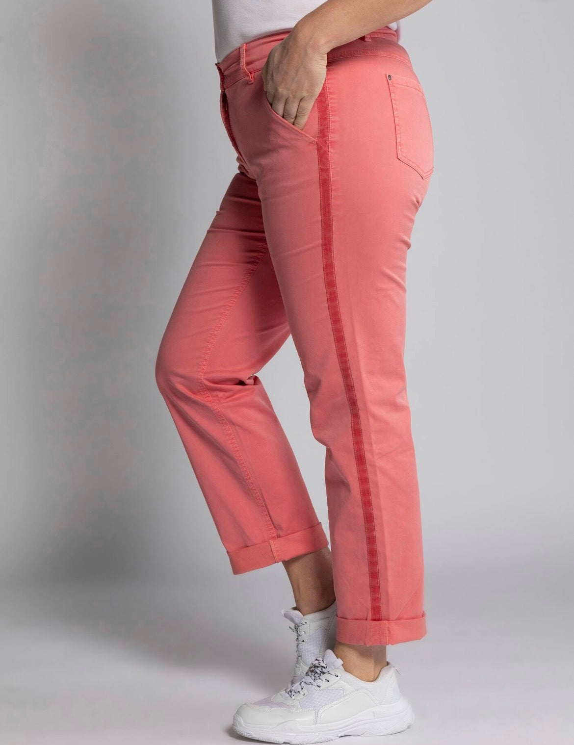 (U20) Ulla Popken Hose Lachs 782017 510