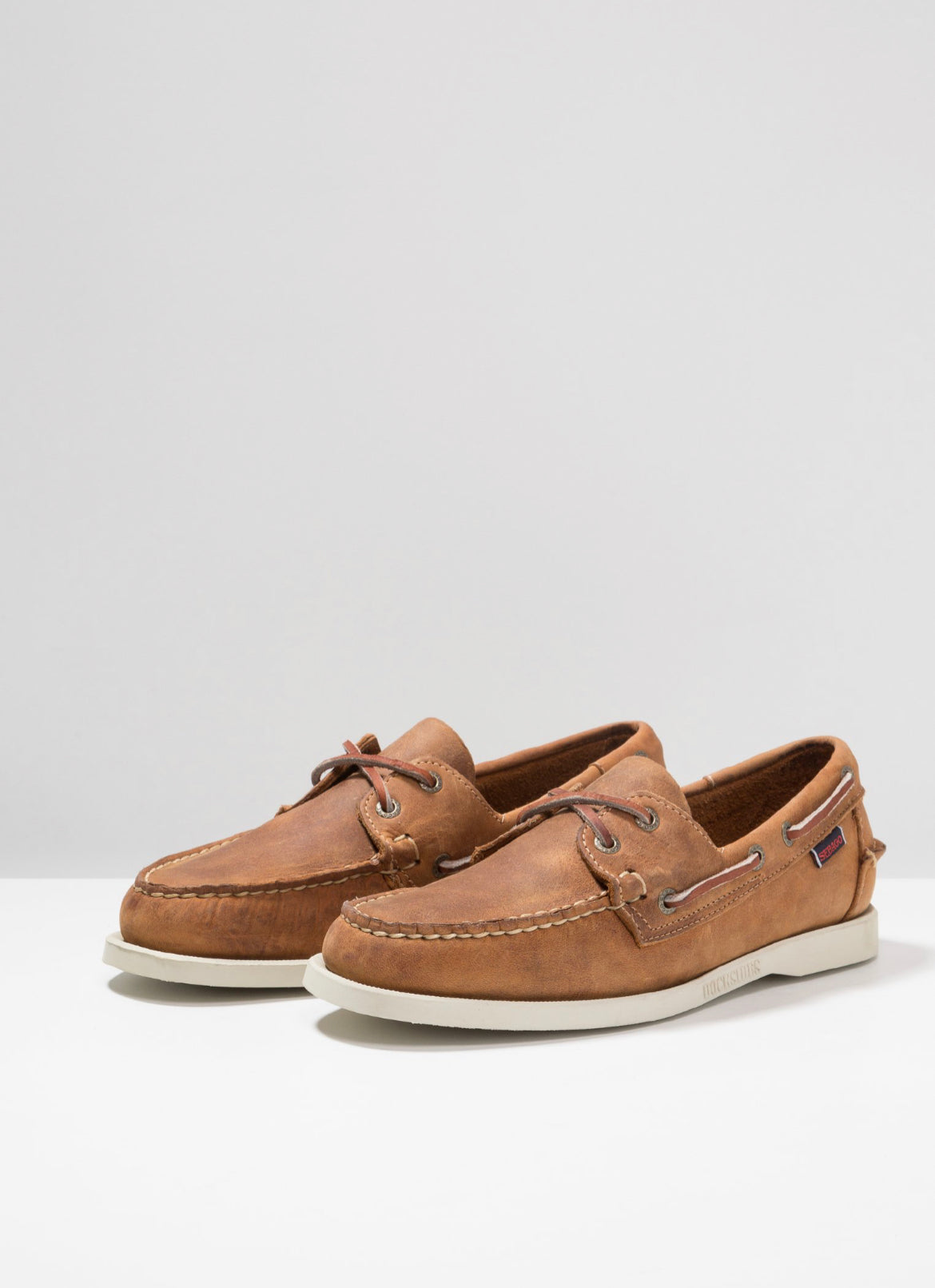 SEBAGO chaussure bateau taille 39 homme marron beige