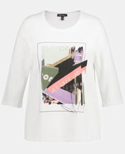 Ulla Popken T-Shirt weiß 810277 200 (U10)