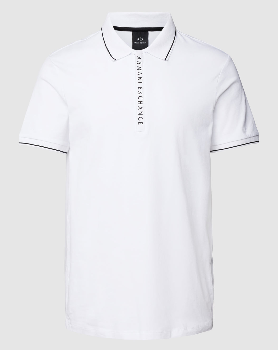 (6) Armani Exchange Poloshirt weiß