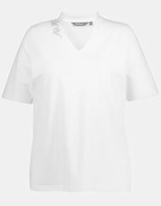 Ulla Popken T-Shirt weiß 809205 200 (U26)