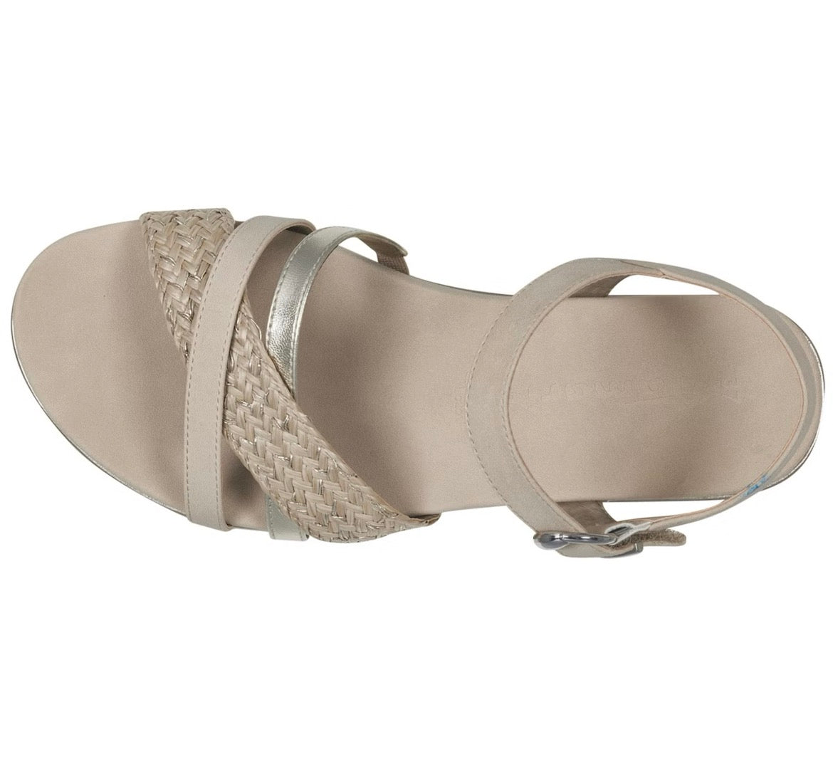 TAMARIS Shell Comb Damen Sandalen beige Gr.40
