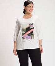 Ulla Popken T-Shirt weiß 810277 200 (U10)