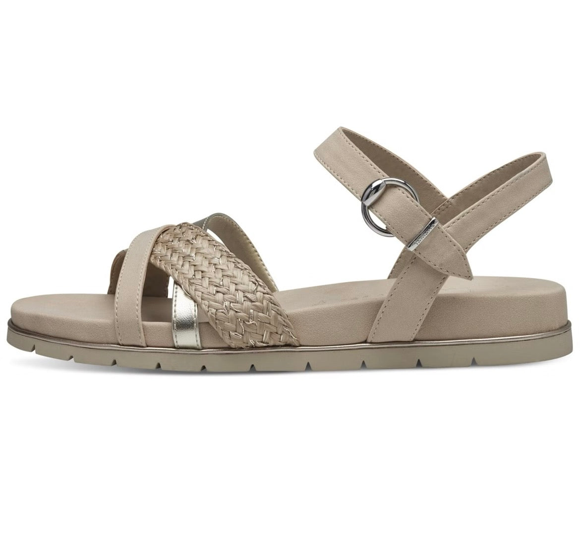 TAMARIS Shell Comb Damen Sandalen beige Gr.40