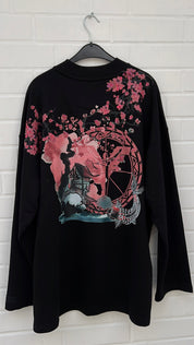 (95) Carlo Colucci Unisex Sweatshirt schwarzmuster